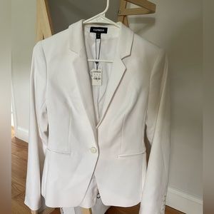 White express jacket for suit